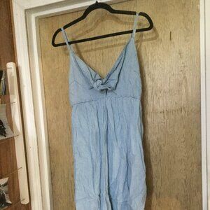 NWT  Blue Silver Jeans Co mini dress shearing in the back perfect for summer